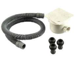 Junction Boxes Plastic ABS Complete set with 1 meter hose and adaptors 