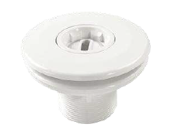Wall return inlet with horizontal eyeball For Vinyl and Liner pools. G2 threaded. Ø 50